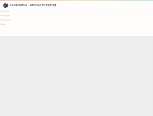 Tablet Screenshot of cassiopeia.com.au